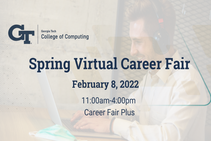 GT Computing Virtual Spring 2022 Fair banner