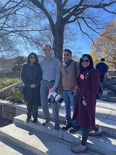 Remya, David Joyner, Harish and Priya.